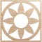 Ekena Millwork Blume Wood Fretwork Pierced Ceiling Medallion, Alder, 30"OD x 10 3/8"ID x 1/4"T CMWP30X30X0250BLAL - alternate 1